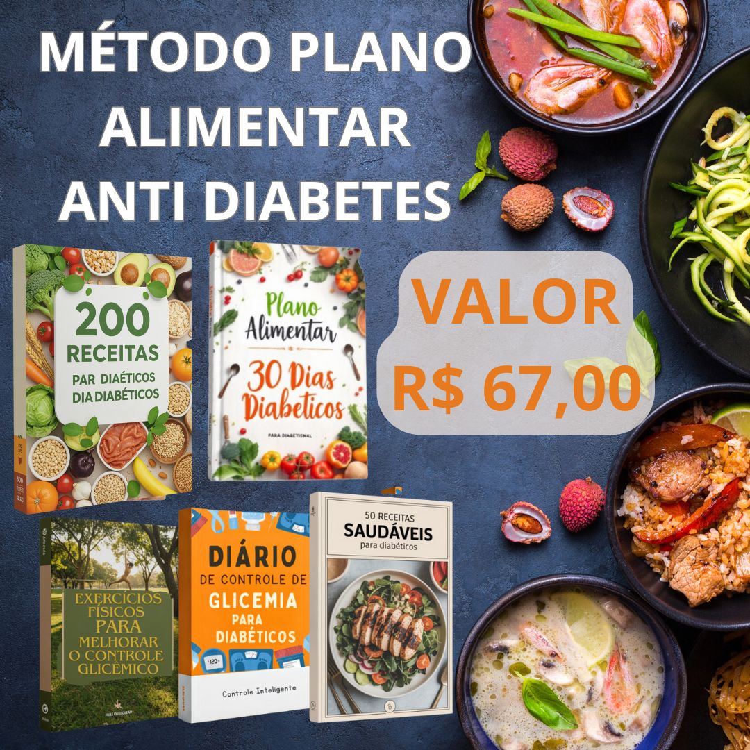 Método Plano Alimentar Anti Diabetes 67,00